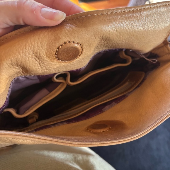 Kooba Real Leather Crossbody Purse, Western Leather Tassels - Picture 7 of 9